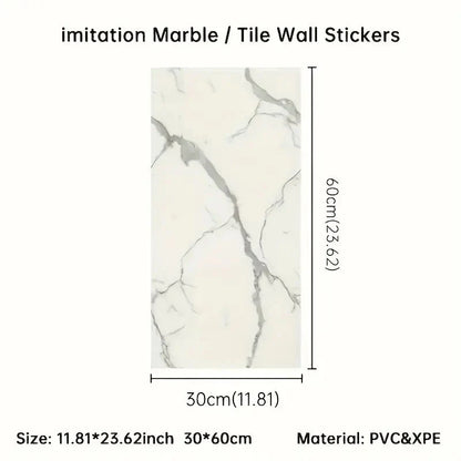 3D Self-Adhesive Wall Tiles (30cm x 60cm)
